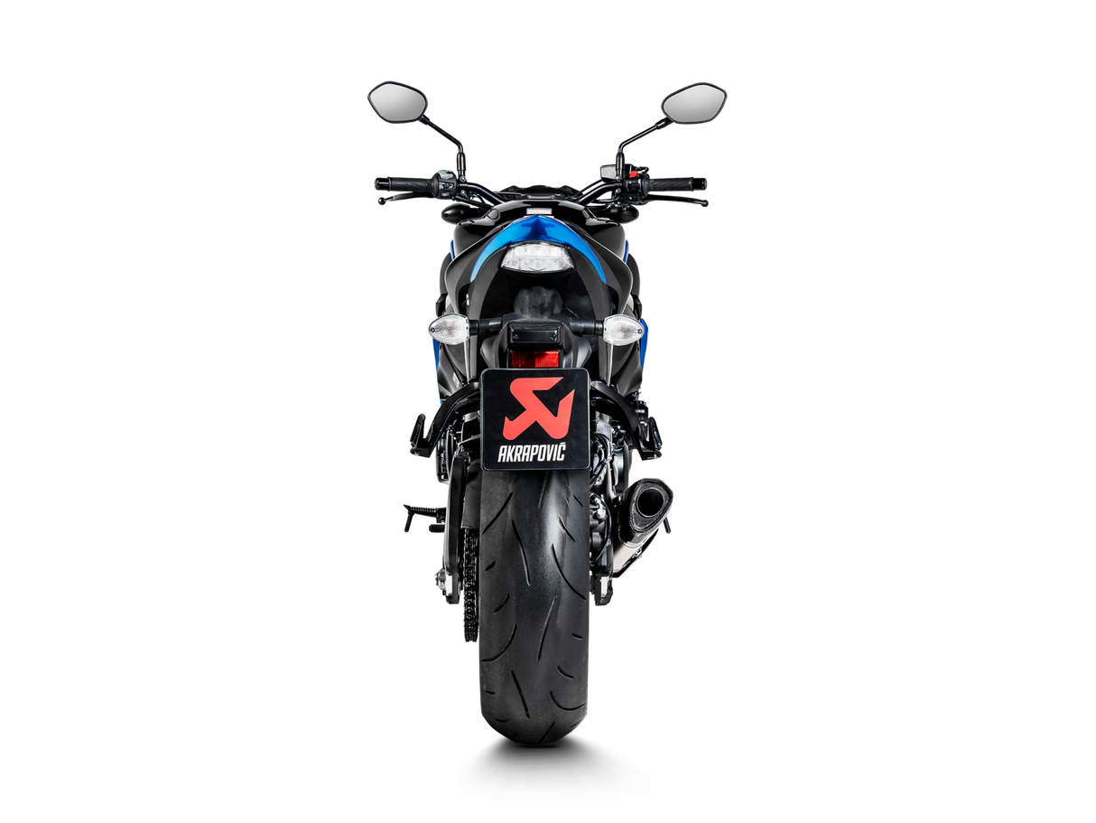 Akrapovic Slip-On Line Titanium Muffler System w/Carbon End Cap & Heat Shield for Suzuki Katana 19-20/GSX-S 1000/1000GT/950 15-20