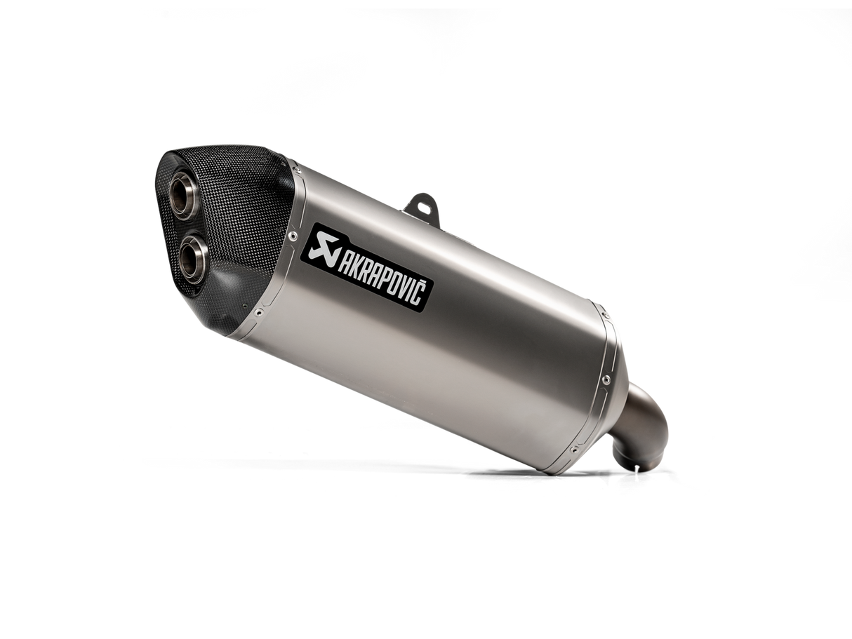 Akrapovic Slip-On Line Titanium Muffler System w/Carbon End Cap for Suzuki V-Strom 1050 20-23