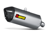 Akrapovic Slip-On Line Titanium Muffler System w/Carbon End Cap for Suzuki V-Strom 1000 14-16