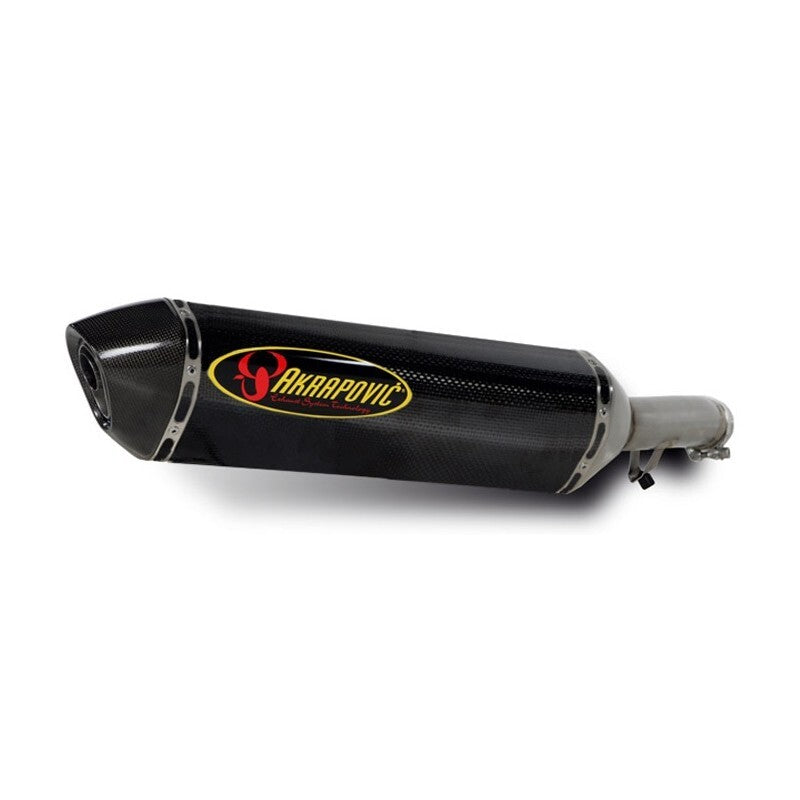 Akrapovic Slip-On Line Carbon Muffler System w/Carbon End Cap for Suzuki GSF 650 Bandit 07-08/GSF 1250 Bandit 07-15/GSX 650 F 08-16