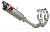 Akrapovic Racing Line Titanium Exhaust System w/Black Titanium End Cap for Suzuki GSX-1300R Hayabusa 22-Up