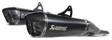 Akrapovic Slip-On Line Black Titanium Muffler System w/Carbon End Cap for Suzuki GSX-1300R Hayabusa 22-Up