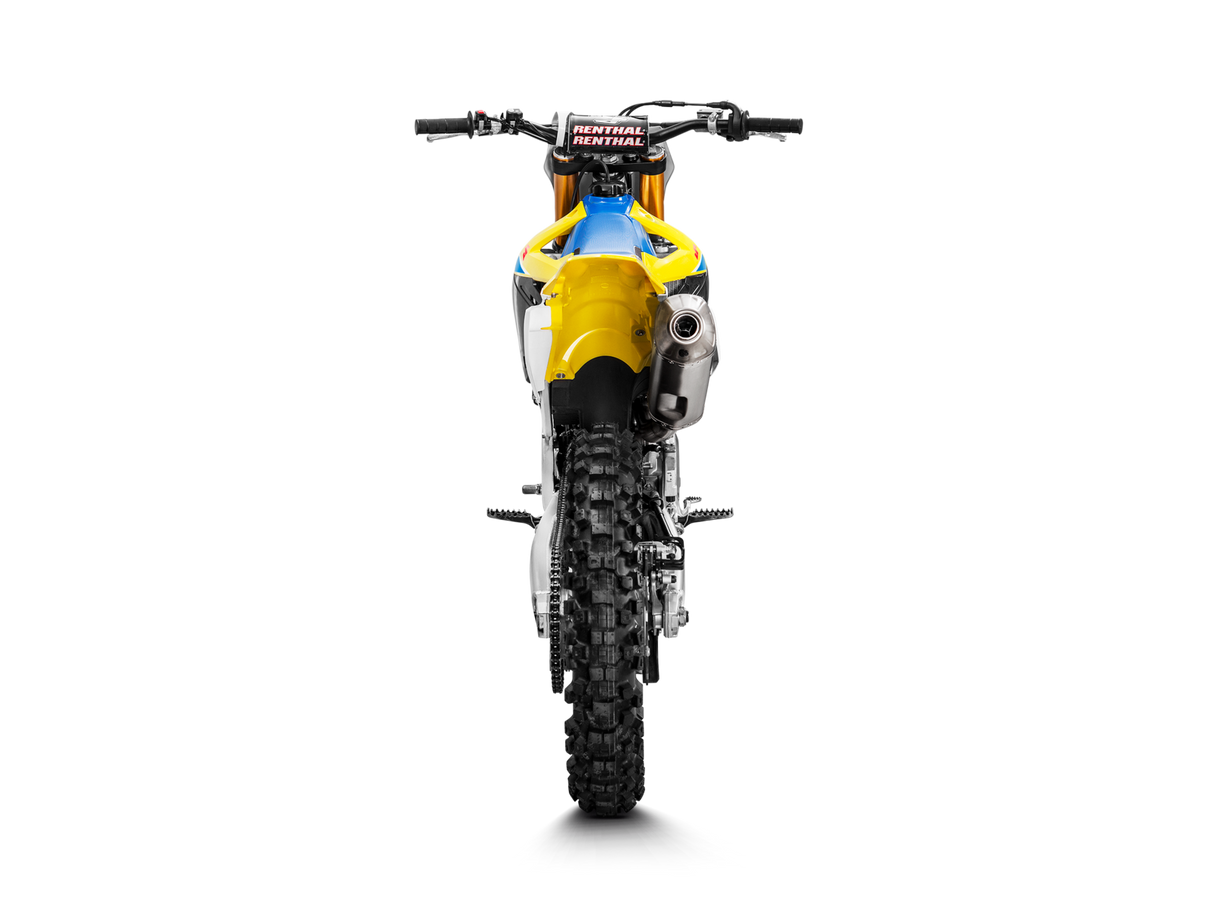 Akrapovic Evolution Line Titanium Exhaust System w/Titanium End Cap for Suzuki RM-Z 450 18-Up