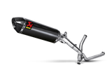 Akrapovic Slip-On Line Carbon Muffler System w/Carbon End Cap for Suzuki V-Strom 650 04-16