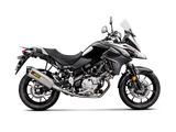 Akrapovic Racing Line Titanium Exhaust System w/Carbon End Cap for Suzuki V-Strom 650 17-Up