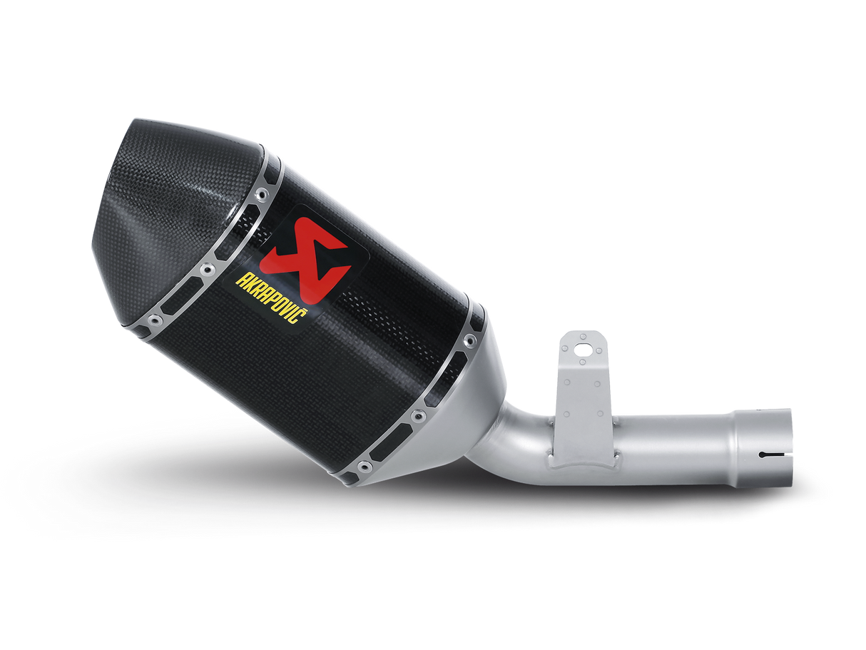 Akrapovic Slip-On Line Carbon Short Muffler System w/Carbon End Cap for Suzuki GSX-R 600/GSX-R 750 06-07