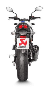 Akrapovic Slip-On Line Carbon Muffler System w/Carbon End Cap for Suzuki SV 650 16-Up