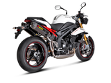 Akrapovic Slip-On Line Carbon Muffler System w/Carbon End Cap for Triumph Speed Triple 1050 11-15