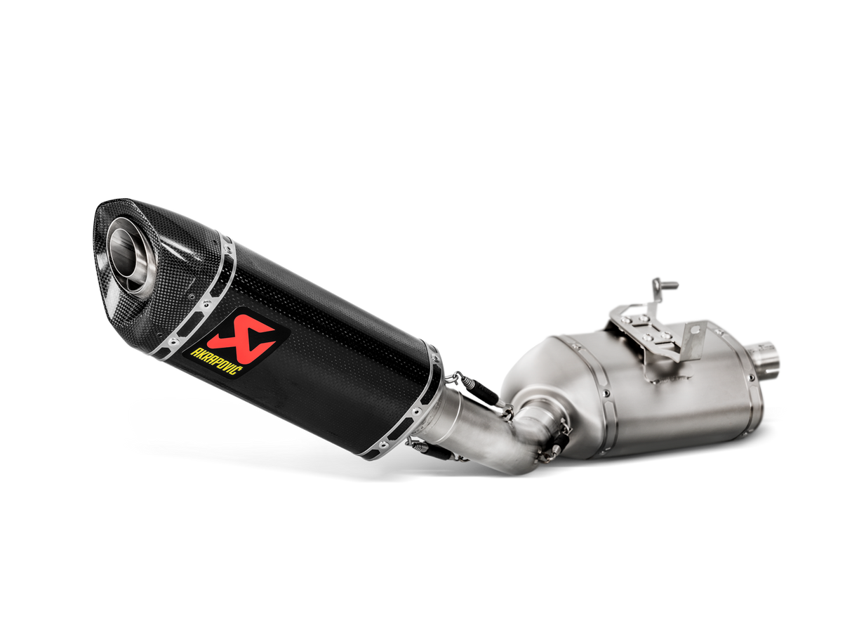 Akrapovic Slip-On Line Carbon Muffler System w/Carbon End Cap for Triumph Street Triple 765 S/R/RS 17-19