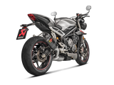 Akrapovic Slip-On Line Carbon Muffler System w/Carbon End Cap for Triumph Street Triple 765 S/R/RS 17-19