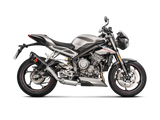 Akrapovic Slip-On Line Carbon Muffler System w/Carbon End Cap for Triumph Street Triple 765 S/R/RS 17-19