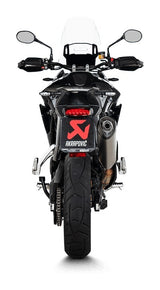 Akrapovic Slip-On Line Titanium Muffler System w/Carbon End Cap for Triumph Tiger 850/900 20-23