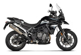 Akrapovic Slip-On Line Titanium Muffler System w/Carbon End Cap for Triumph Tiger 850/900 20-23