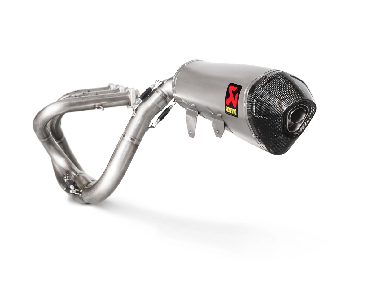 Akrapovic Evolution Line Titanium Exhaust System w/Carbon End Cap for Yamaha YXZ1000R 15-Up