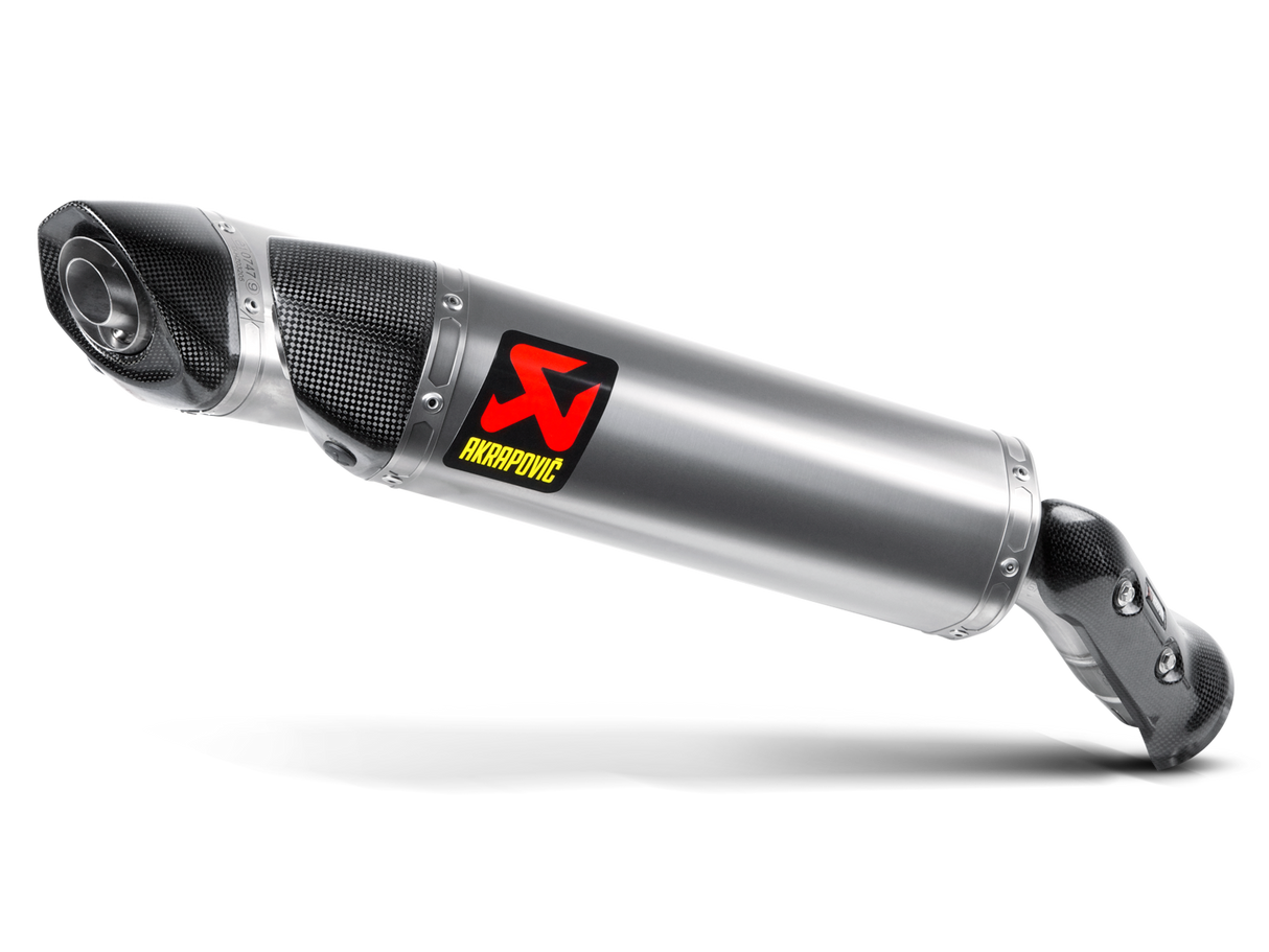 Akrapovic Slip-On Line Titanium Muffler System w/Carbon End Cap for Yamaha YZF-R1 09-14