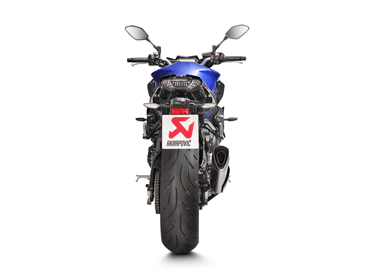 Akrapovic Slip-On Line Titanium Muffler System w/Titanium End Cap for Yamaha MT-10/FZ-10 16-21