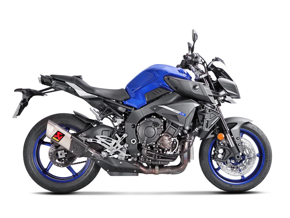 Akrapovic Slip-On Line Titanium Muffler System w/Titanium End Cap for Yamaha MT-10/FZ-10 16-21