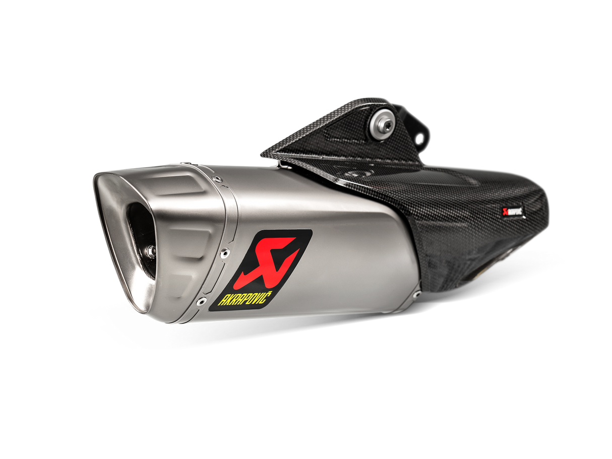 Akrapovic Slip-On Line Titanium Muffler System w/Titanium End Cap for Yamaha YZF-R1 20-Up