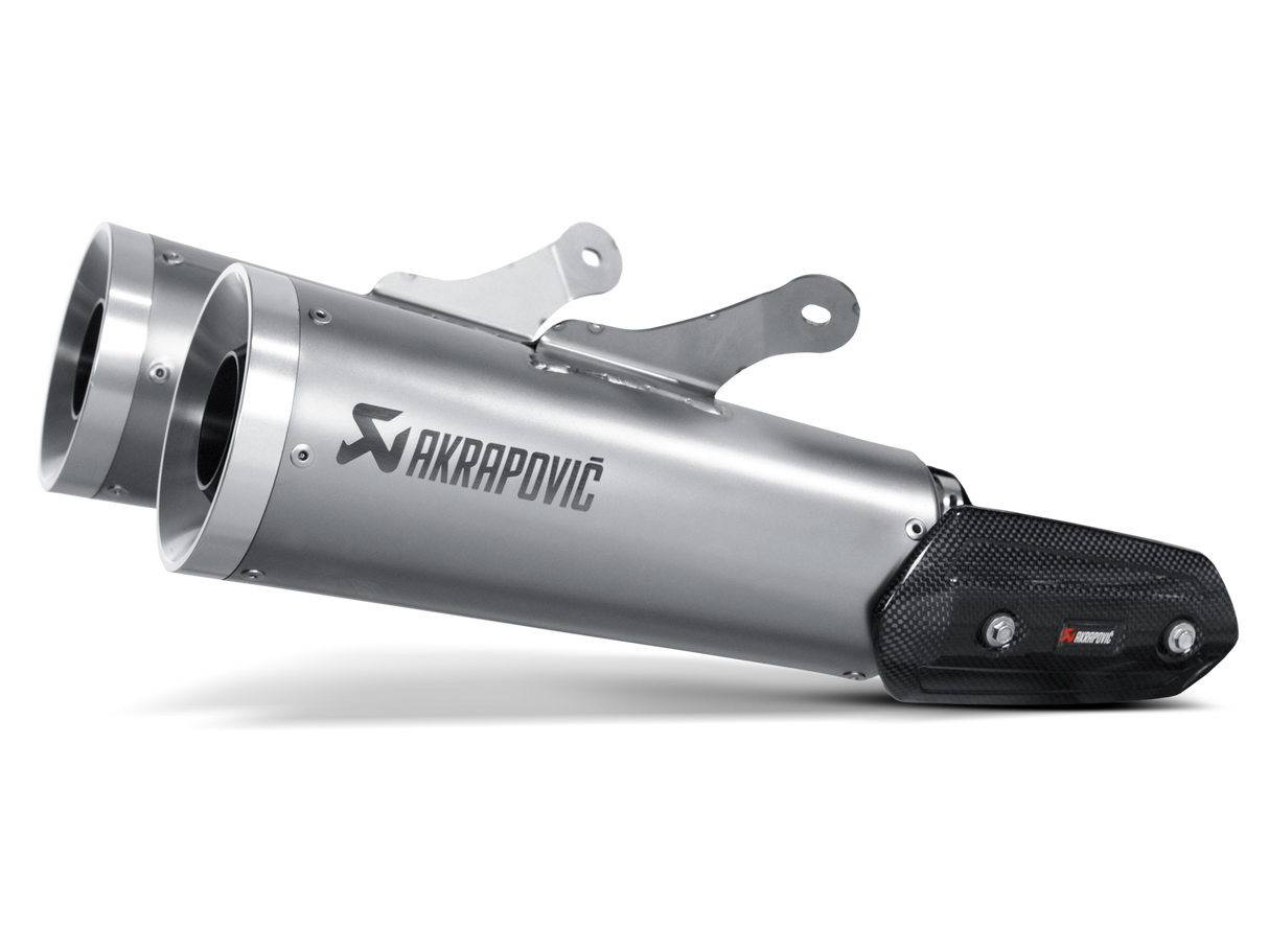 Akrapovic Slip-On Line Titanium Muffler System w/Titanium End Cap for Yamaha VMAX 09-16