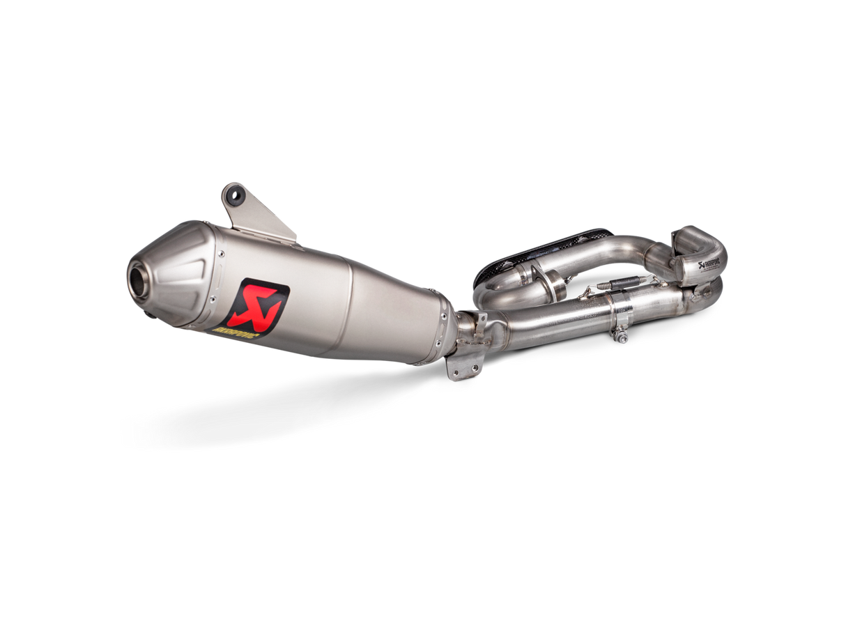 Akrapovic Evolution Line Titanium Exhaust System w/Titanium End Cap for Yamaha YZ250F/YZ250FX 14-18