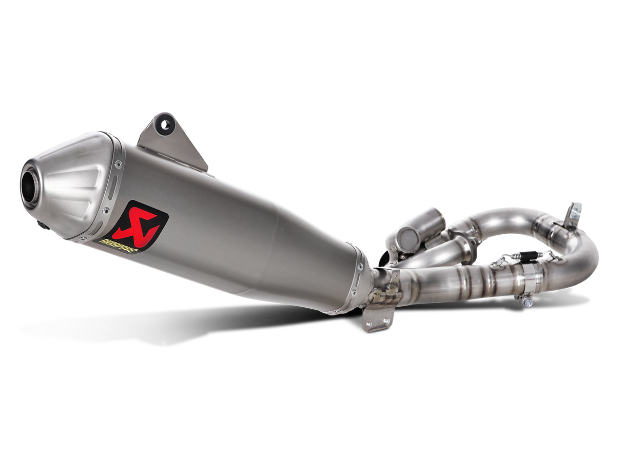 Akrapovic Evolution Line Titanium Exhaust System w/Titanium End Cap for Yamaha YZ450F 14-17/WR 450 F 19-20