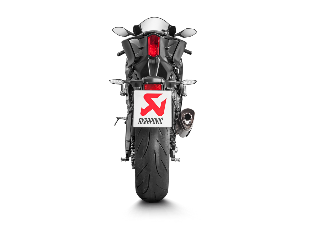 Akrapovic Evolution Line Titanium Exhaust System w/Titanium End Cap for Yamaha YZF-R6 08-Up