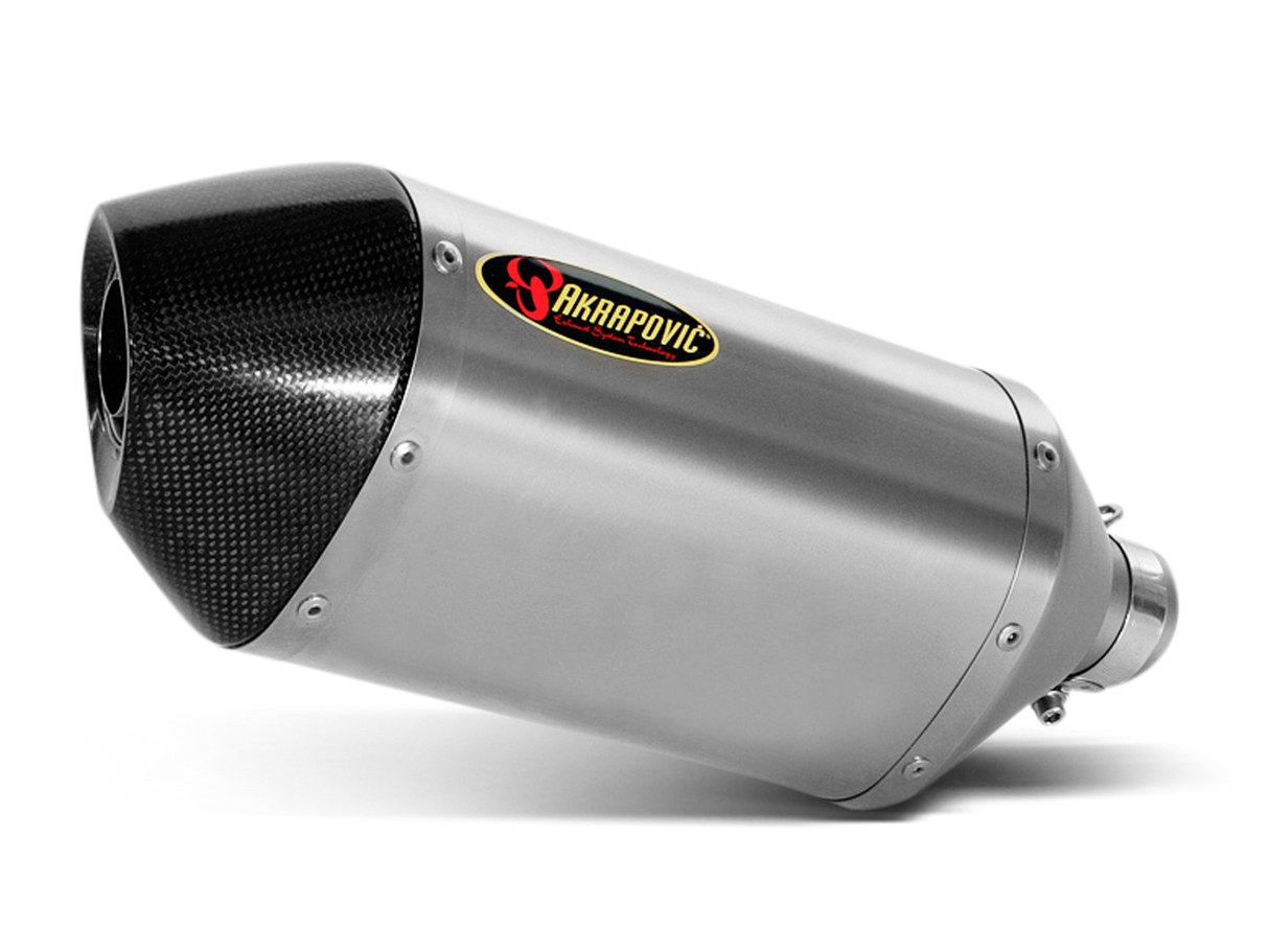 Akrapovic Slip-On Line Titanium Muffler System w/Carbon End Cap for Yamaha YZF-R6 06-07