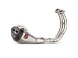 Akrapovic Racing Line Titanium Exhaust System w/Carbon End Cap for Yamaha MT-07/FZ-07 14-20/Tracer 700/GT 16-19/XSR 700/XTribute 16-20