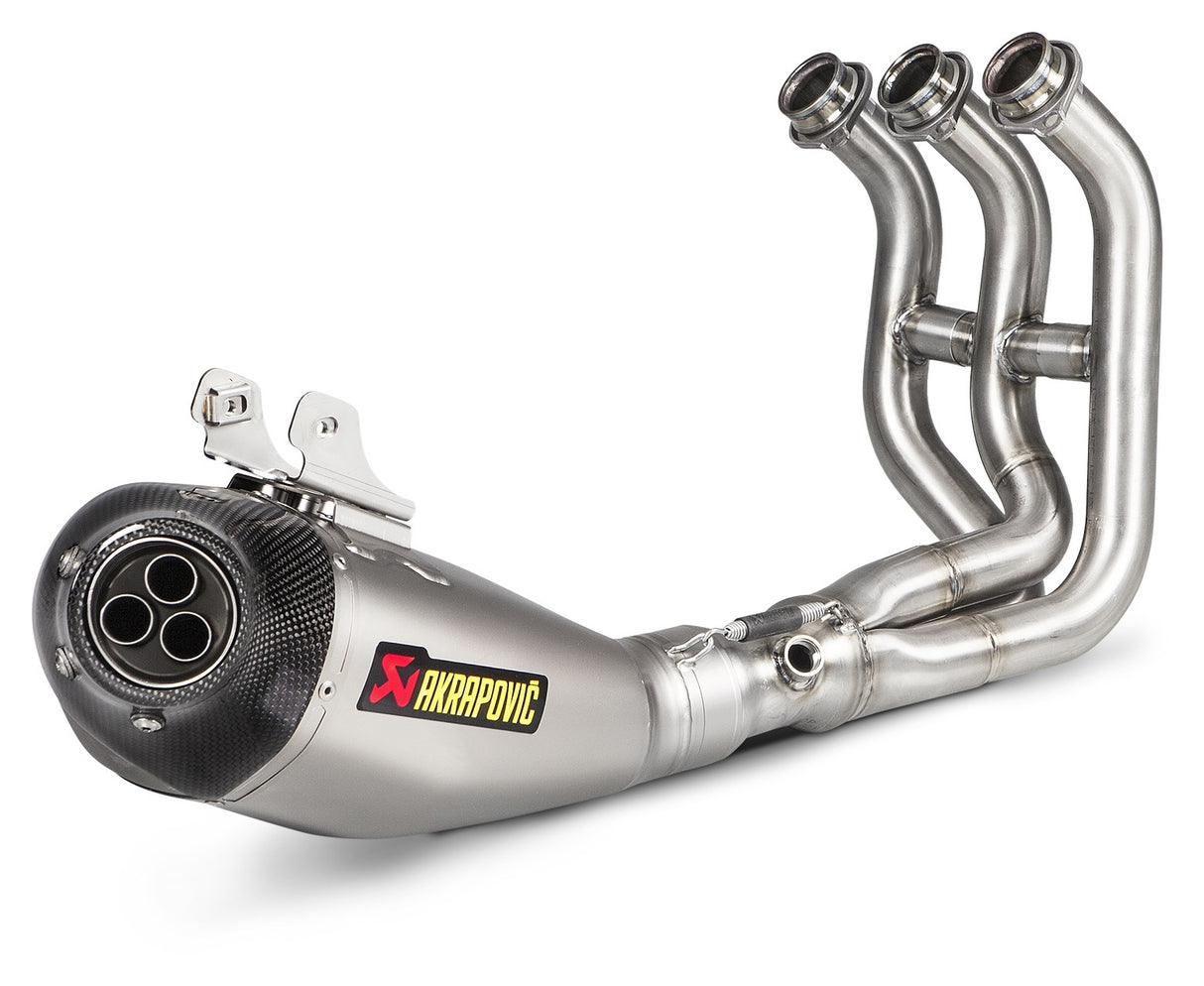 Akrapovic Racing Line Titanium Exhaust System w/Carbon End Cap for Yamaha Niken 19-20