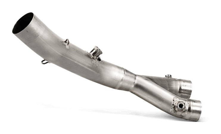 Akrapovic L-Y10SO11T/TD Slip-On Track Day Stainless Steel Link Pipe/Collector for Yamaha YZF-R1 15-Up