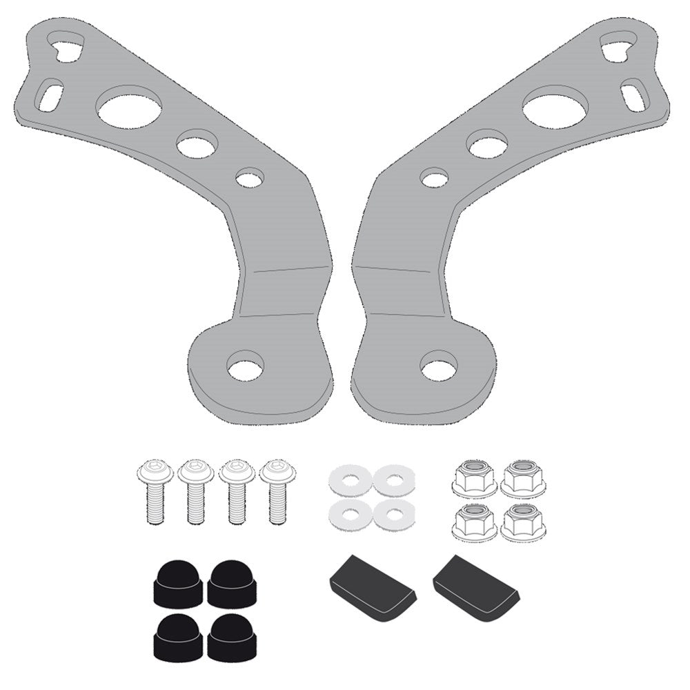Givi AL8206A Windshield Mounting Kit for Moto Guzzi V7 850 Stone/Special 21-25 w/100AL/100ALB/140A/140S Windshields