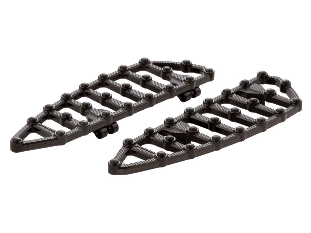 Arlen Ness AN-06-891 MX Front Floorboards Black for Touring 82-Up/FL Softail 86-17