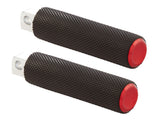 Arlen Ness AN-07-938 Knurled Fusion Footpegs Red for H-D