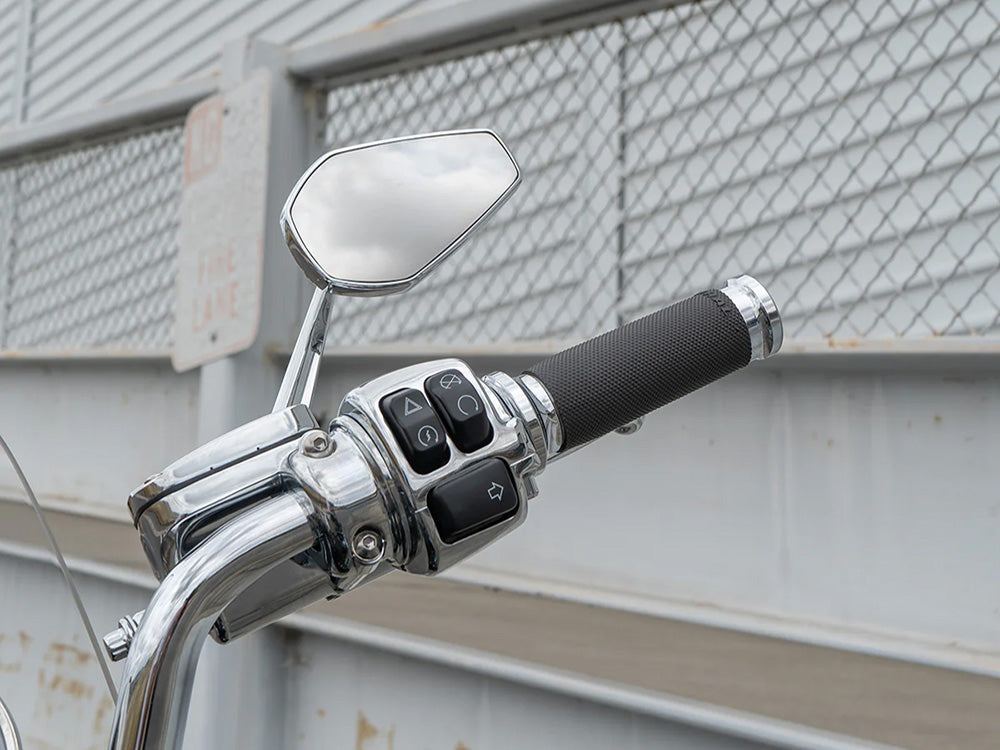 Arlen Ness AN-13-159 Mini Stocker Forged Right Mirror Chrome