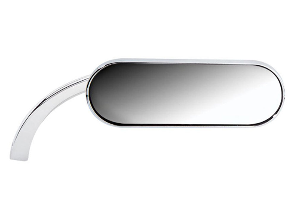 Arlen Ness AN-13-407 Mini Oval Mirror Chrome for Right Side