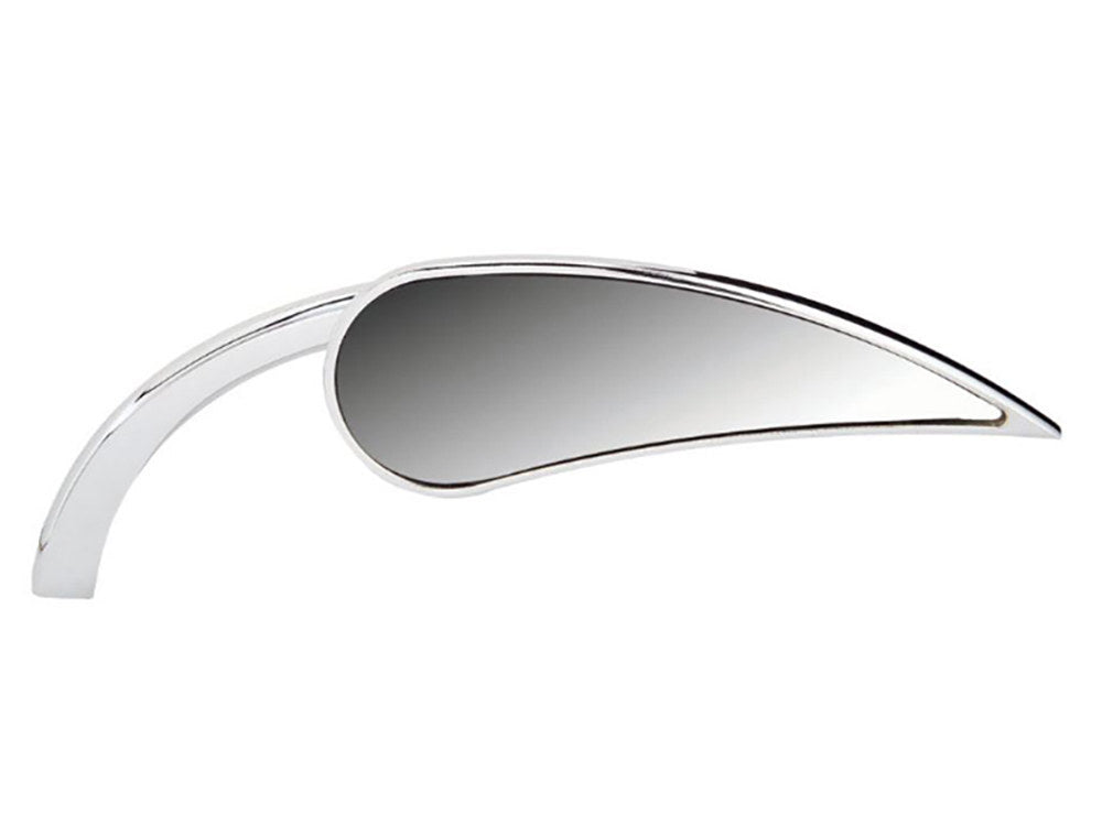 Arlen Ness AN-13-411 Rad II Teardrop Mirror Chrome for Right Side