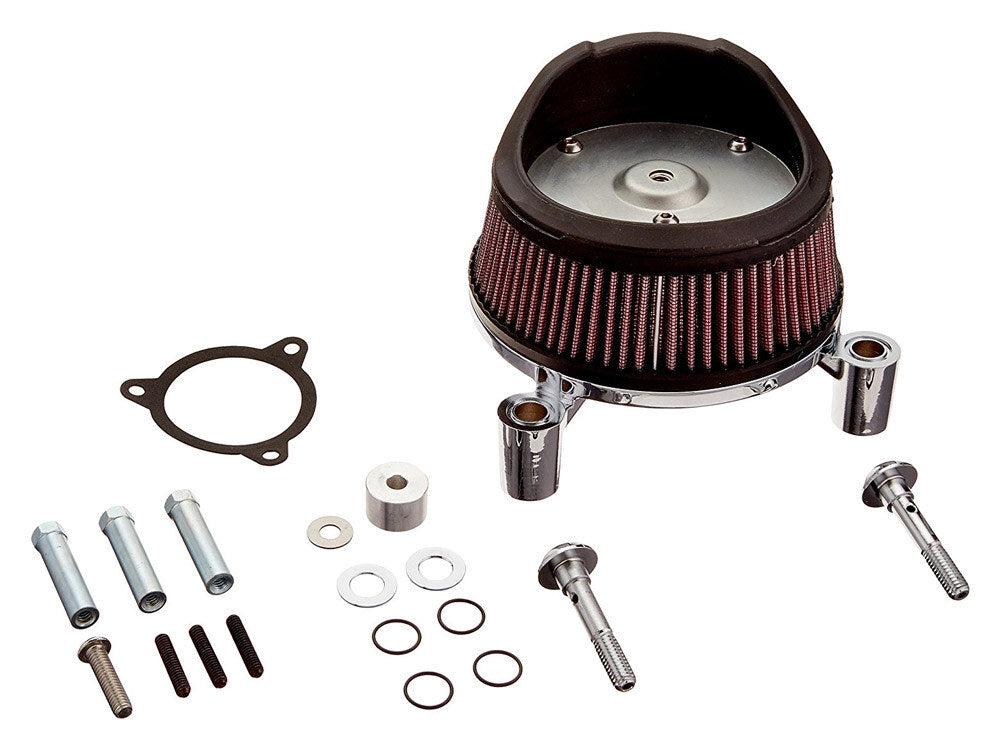 Arlen Ness AN-18-441 Stage 1 Big Sucker Air Cleaner Kit Chrome for Touring 14-16 w/Throttle-by-Wire