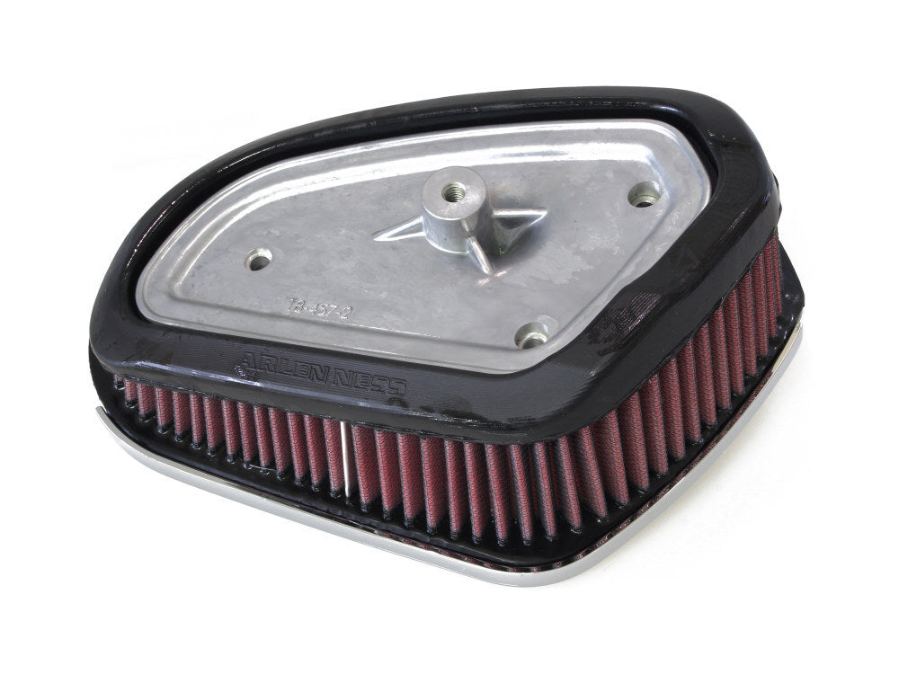 Arlen Ness AN-18-458 Stage 1 Big Sucker Air Cleaner Kit Chrome for Touring 17-Up