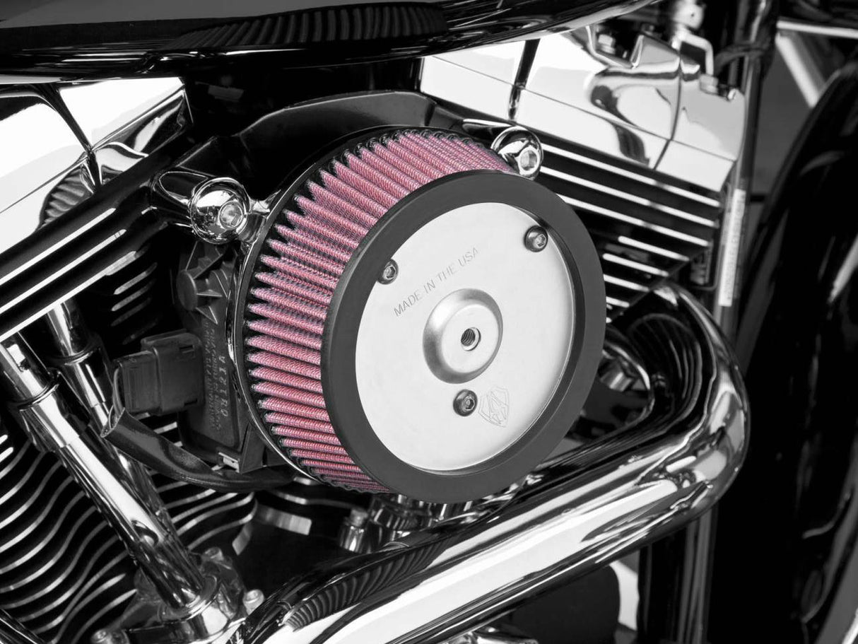 Arlen Ness AN-18-498 Stage 1 Big Sucker Air Cleaner Kit Natural for Twin Cam Touring 99-01 w/Magneti Marelli EFI