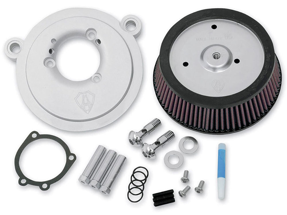 Arlen Ness AN-18-505 Stage 1 Big Sucker Air Cleaner Kit Natural for Softail 00-14/Dyna 99-17/Touring 02-07