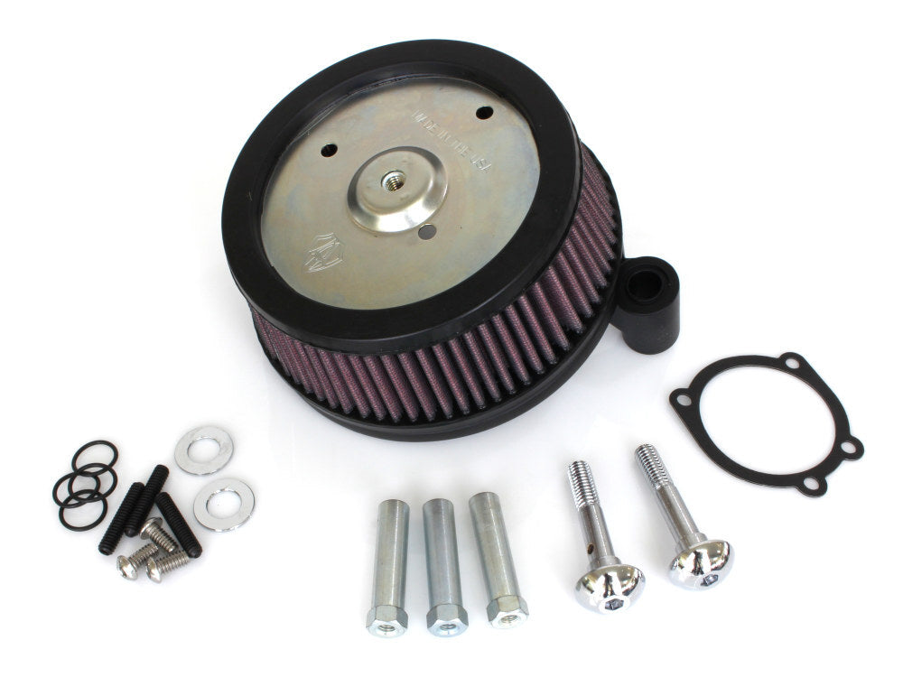 Arlen Ness AN-18-561 Stage 1 Big Sucker Air Cleaner Kit Black for Softail 00-14/Dyna 99-17/Touring 02-07