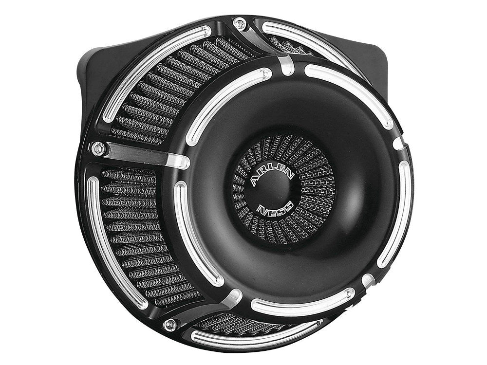 Arlen Ness AN-18-915 Slot Track Air Cleaner Kit Black for Milwaukee-Eight Touring 17-Up/Softail 18-Up