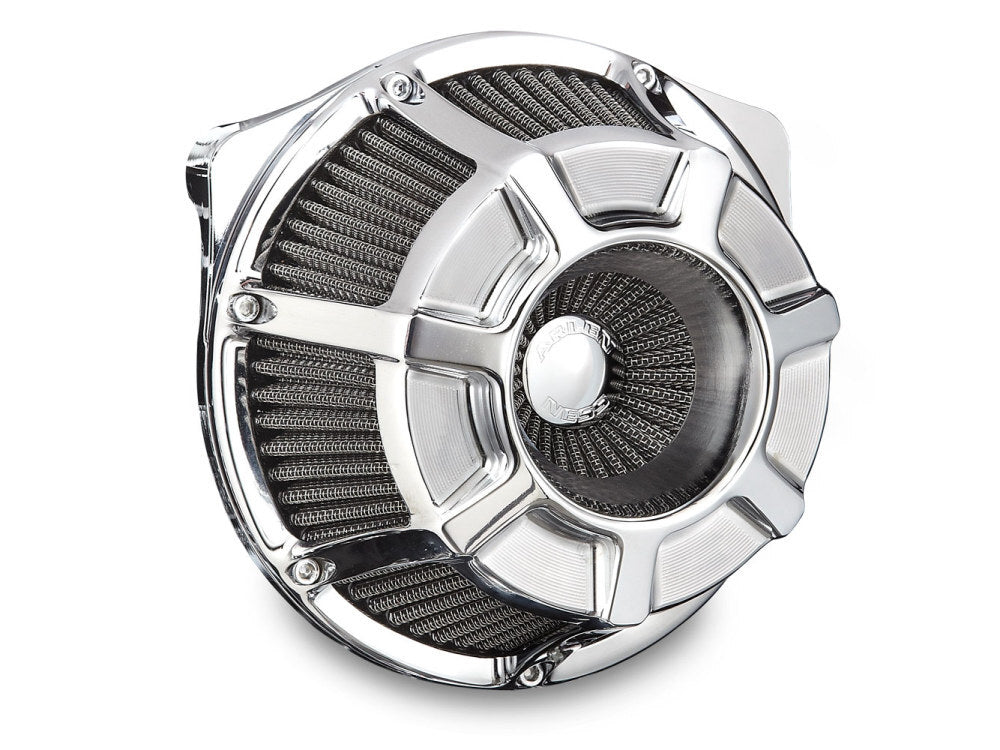 Arlen Ness AN-18-918 Beveled Air Cleaner Kit Chrome for Milwaukee-Eight Touring 17-Up/Softail 18-Up