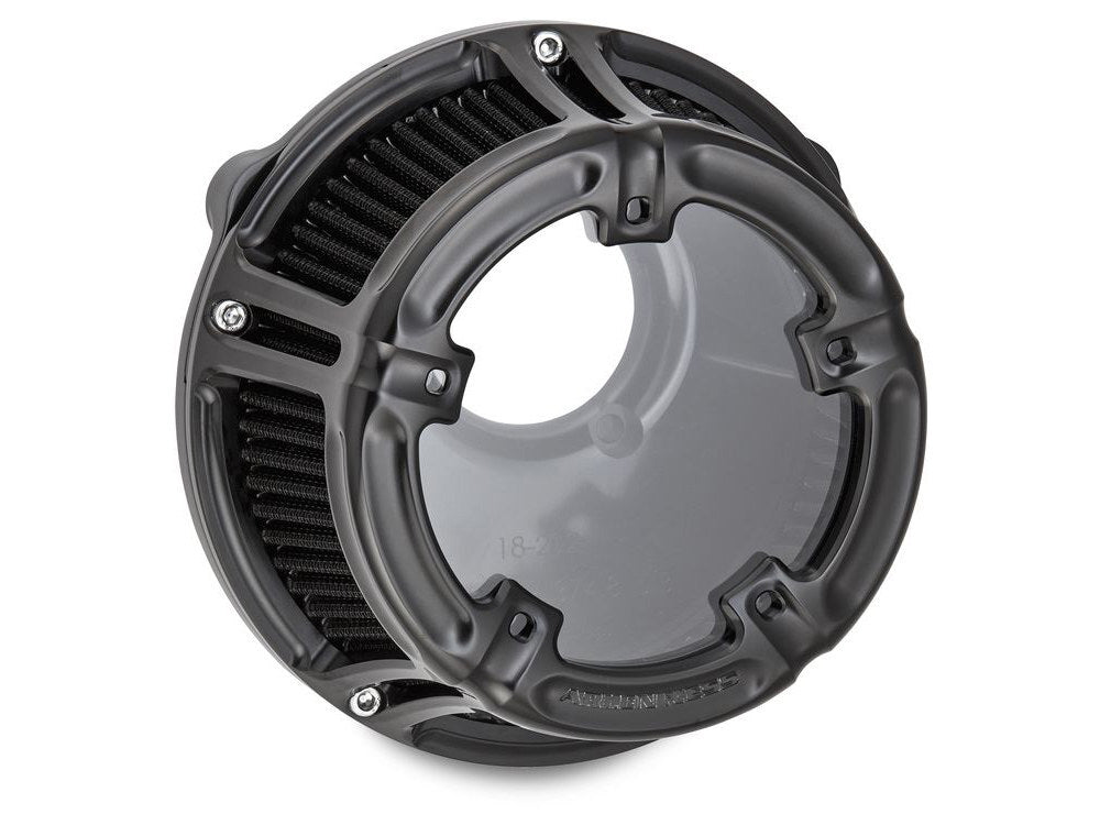 Arlen Ness AN-18-967 Method Air Cleaner Kit Black for Big Twin 99-17 w/CV Carb or Cable Operated Delphi EFI