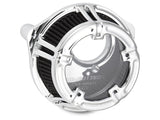 Arlen Ness AN-18-971 Method Air Cleaner Kit Chrome for Twin Cam 08-17 w/Throttle-by-Wire