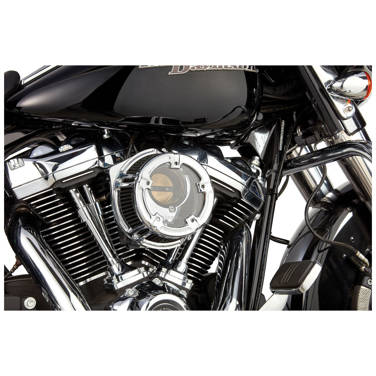 Arlen Ness AN-18-971 Method Air Cleaner Kit Chrome for Twin Cam 08-17 w/Throttle-by-Wire