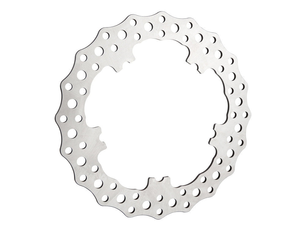 Arlen Ness AN-300-040 11.8" Front Jagged Disc Rotor Stainless Steel for V-Rod/Dyna 06-17 Models w/OEM Cast Wheel