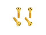 Arlen Ness AN-300-748 Titanium Holeshot Shock Absorber Bolt Kit Gold for Harley-Davidson Touring 99-Up