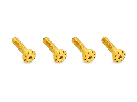 Arlen Ness AN-300-748 Titanium Holeshot Shock Absorber Bolt Kit Gold for Harley-Davidson Touring 99-Up