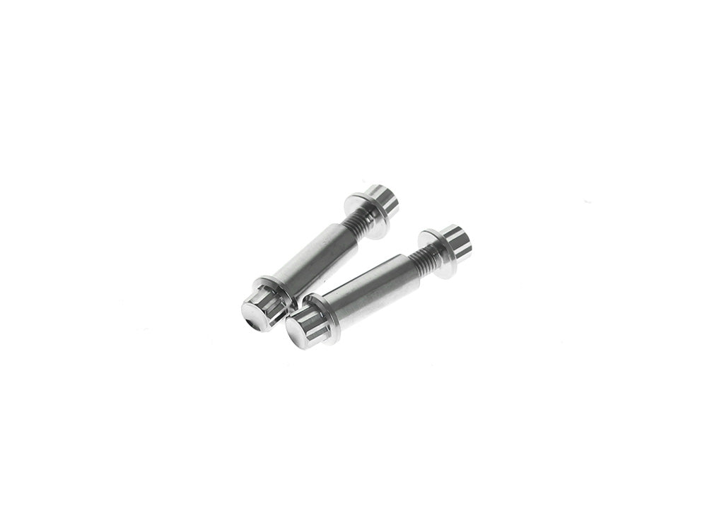 Arlen Ness AN-300-800 Titanium 12-Point Footpeg Mounting Hardware Polished for H-D Male Mount Footpegs